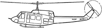 [ Bell 212 Helicopter ]